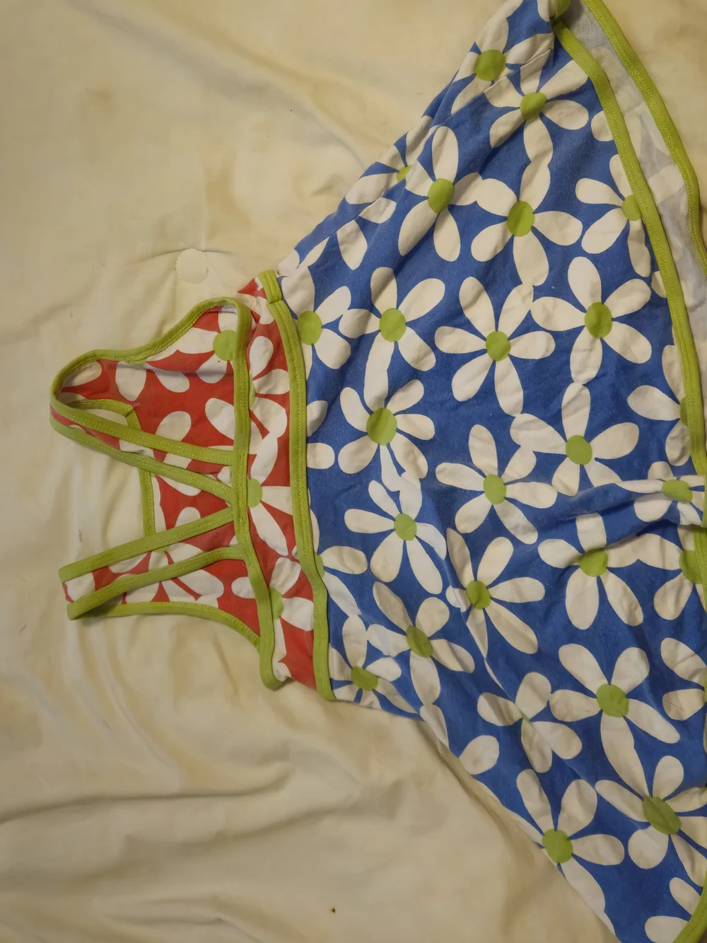 Chez Ami By Patsy Aiken Floral Play Set Blue & Green Girls 4t